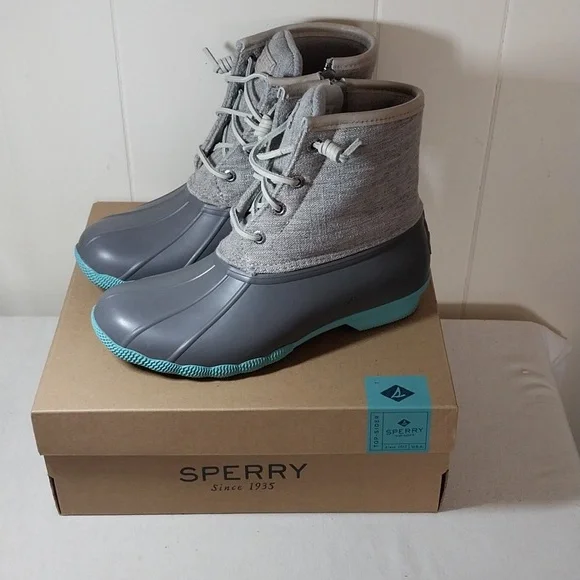 Sperry Saltwater Duck Boots Women's 6.5 EUC - Picture 1 of 11
